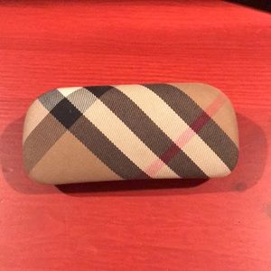 Burberry sunglass case (sunglasses not included)